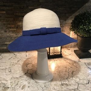 Kate Spade Blue Floppy Sunhat